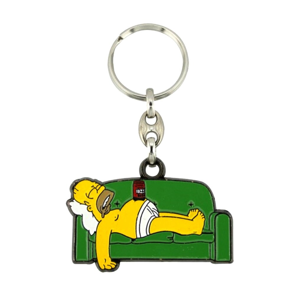 The Simpsons Homer Simpson Snoozing on Couch Enamelled Licensed