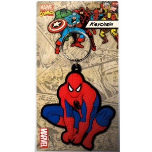 Spider-Man Crouch Jump Patch Marvel Comics Superhero Fan Iron-On