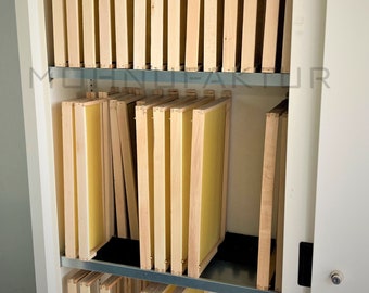 STL 3D file for Dadant honeycomb holder I frame holder I order in the honeycomb cabinet I gift idea for beekeepers I to 3D print yourself