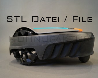 STL file for 3D printing of robot lawn mower wheels I Gardena Sileno Life and City I off-road wheels I 3D printing I gift idea I 2 designs