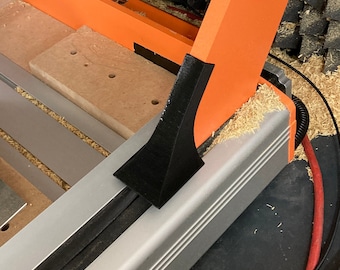 Chip protection for Stepcraft CNC milling machine M-Series - 3D STL file for printing or milling yourself - wood chip protection for milling or 3D print