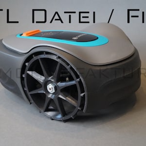 STL Datei zum 3D drucken von Rasenmähroboter Räder I Gardena Sileno Minimo I Offroad Räder I 3D Druck I Geschenkidee I