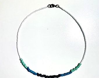 White Ocean Bead Necklace