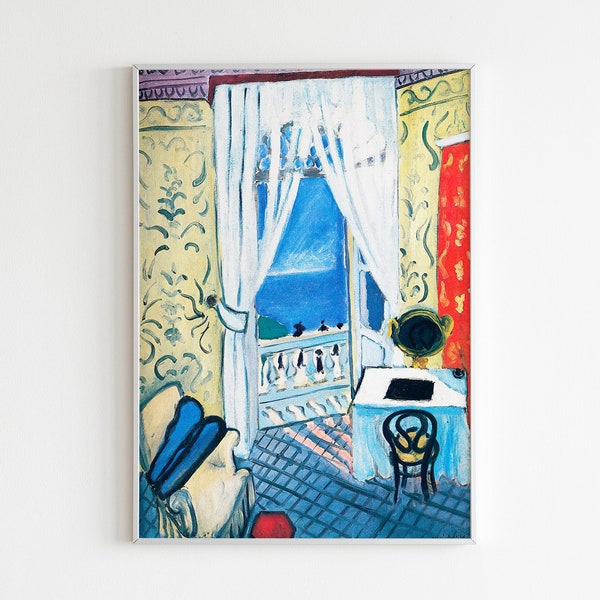 Henri Matisse POSTER XI: Reproduktion von Matisse Gemälde, Inneneinrichtung mit Geigenhülle Druck, Home Wall Art, Wohnzimmer Dekor.
