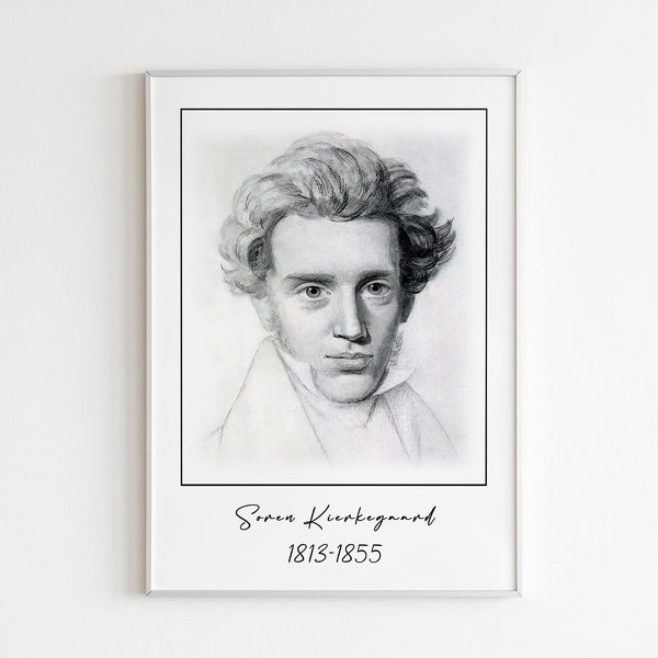 Soren Kierkegaard Etsy