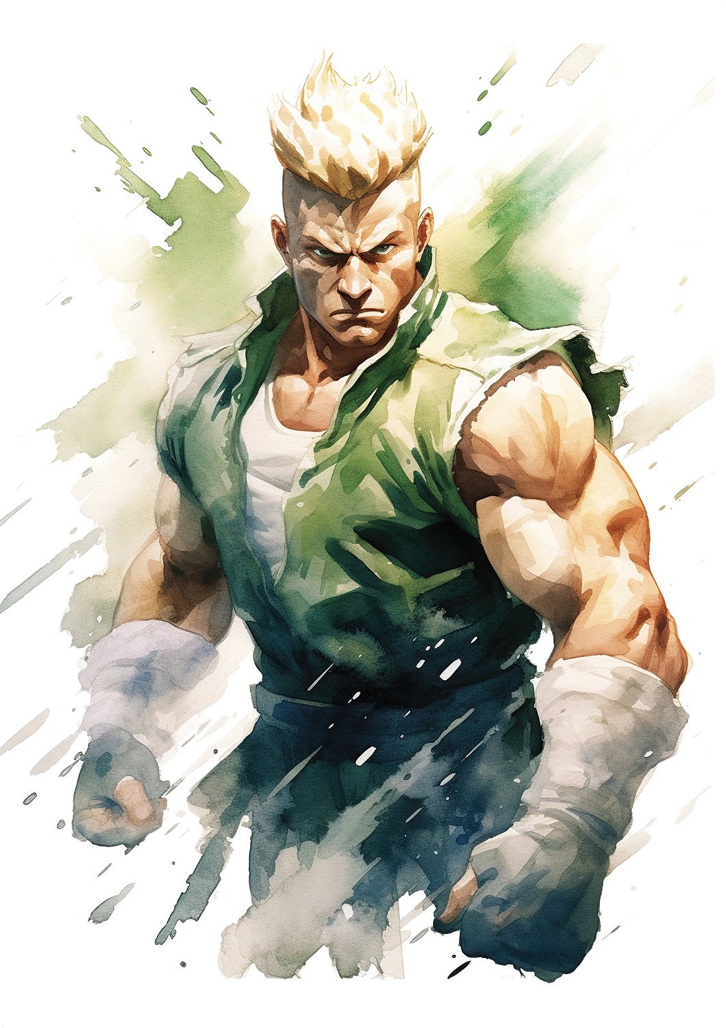 Street Fighter - Guile Poster for Sale by Xanderlee7