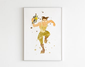 Milo Thatch Poster - Etsy Milo Thatch Poster - Etsy