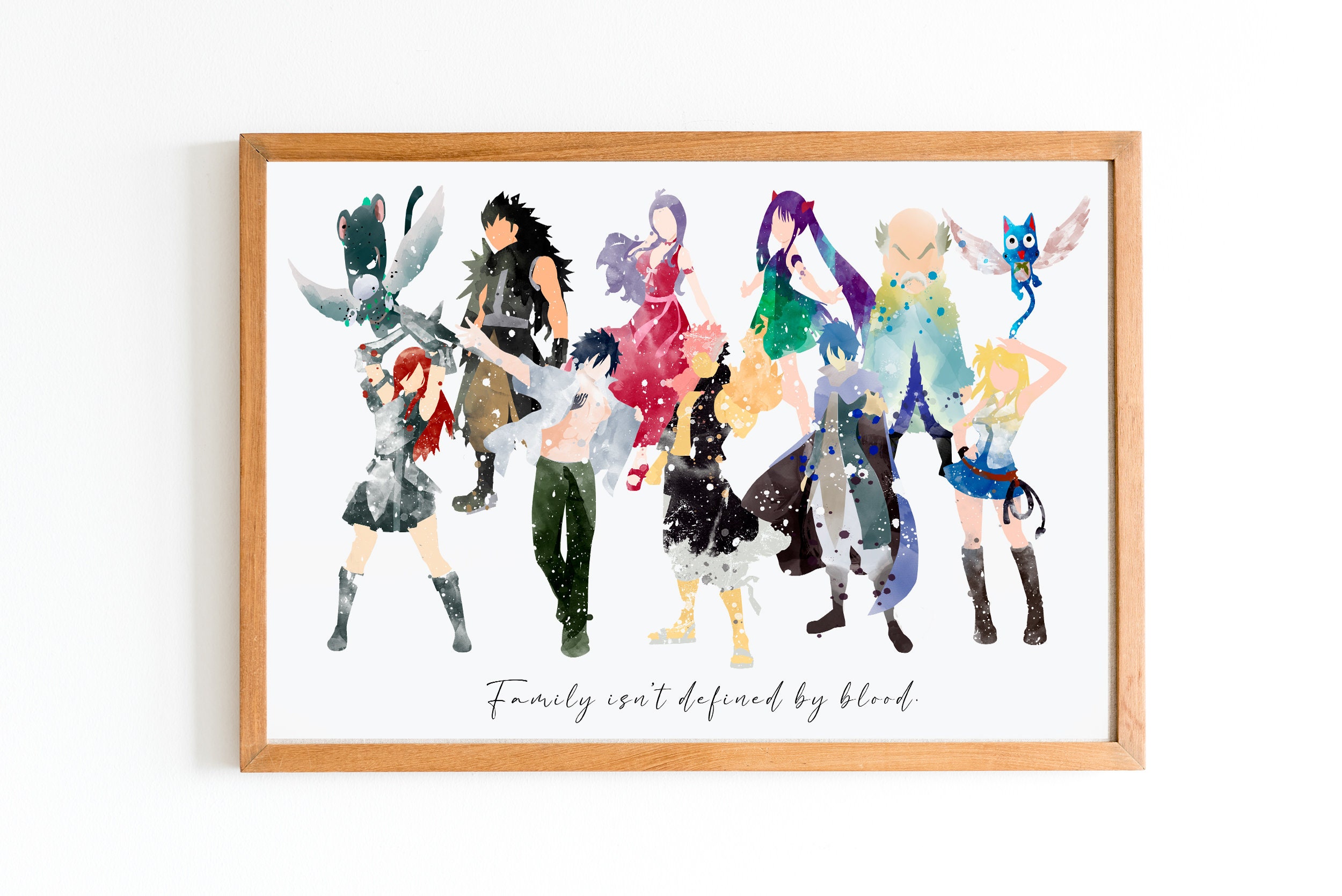 Anime Poster Fairy Tail Etsy -