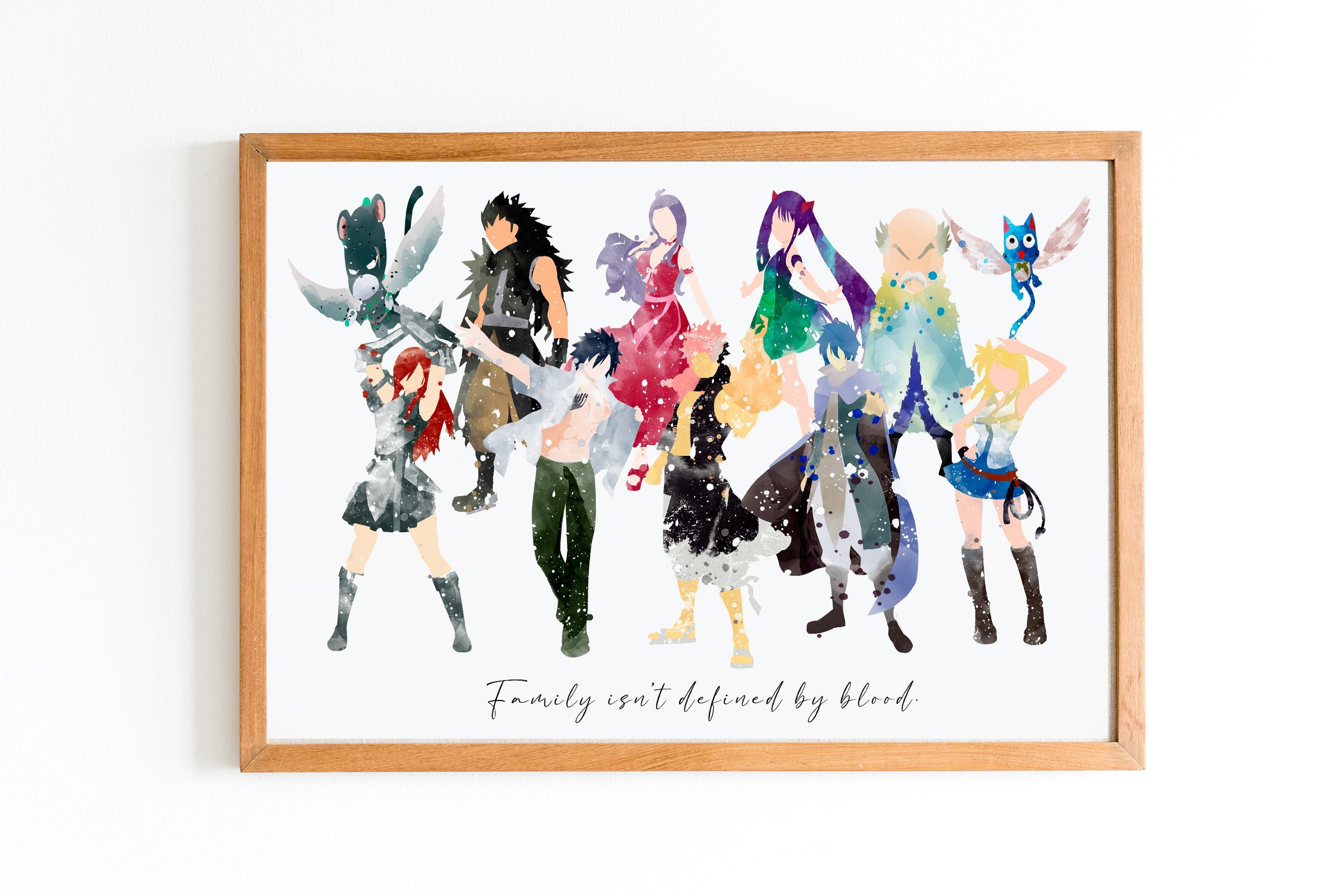 Fairy Tail Anime Poster - Etsy