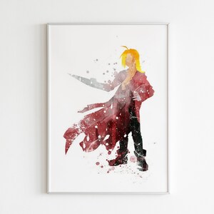 Fullmetal Alchemist Brotherhood All Characters Custom Printed Silk