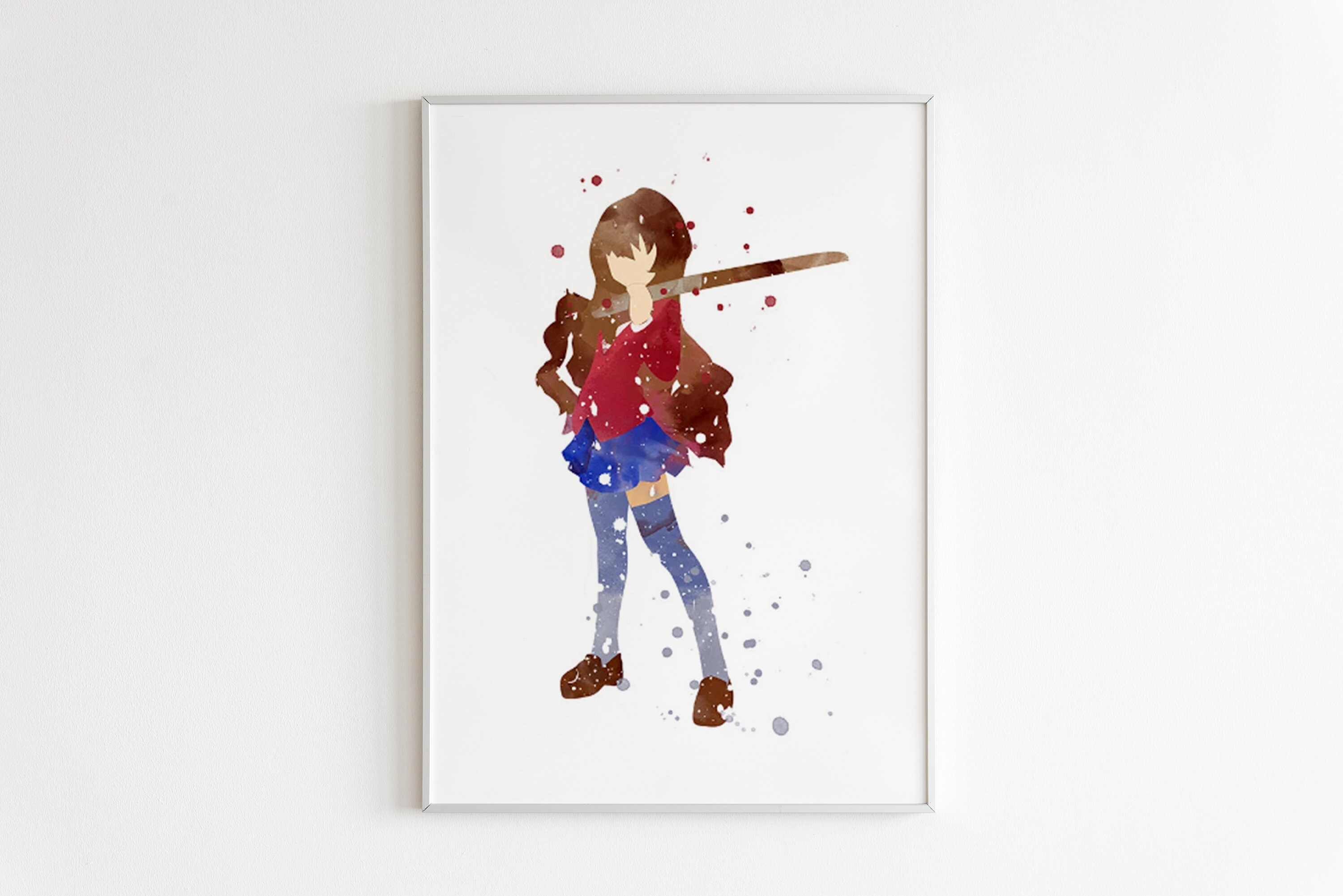 Stylized drawing of Anime Toradora - Manga Art Board Print for Sale by H  Jonas