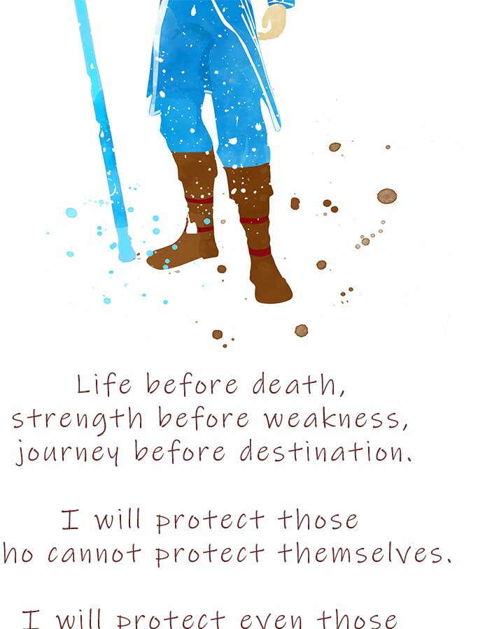 Kaladin Quote III POSTER: Watercolor Wall Art Stormlight - Etsy