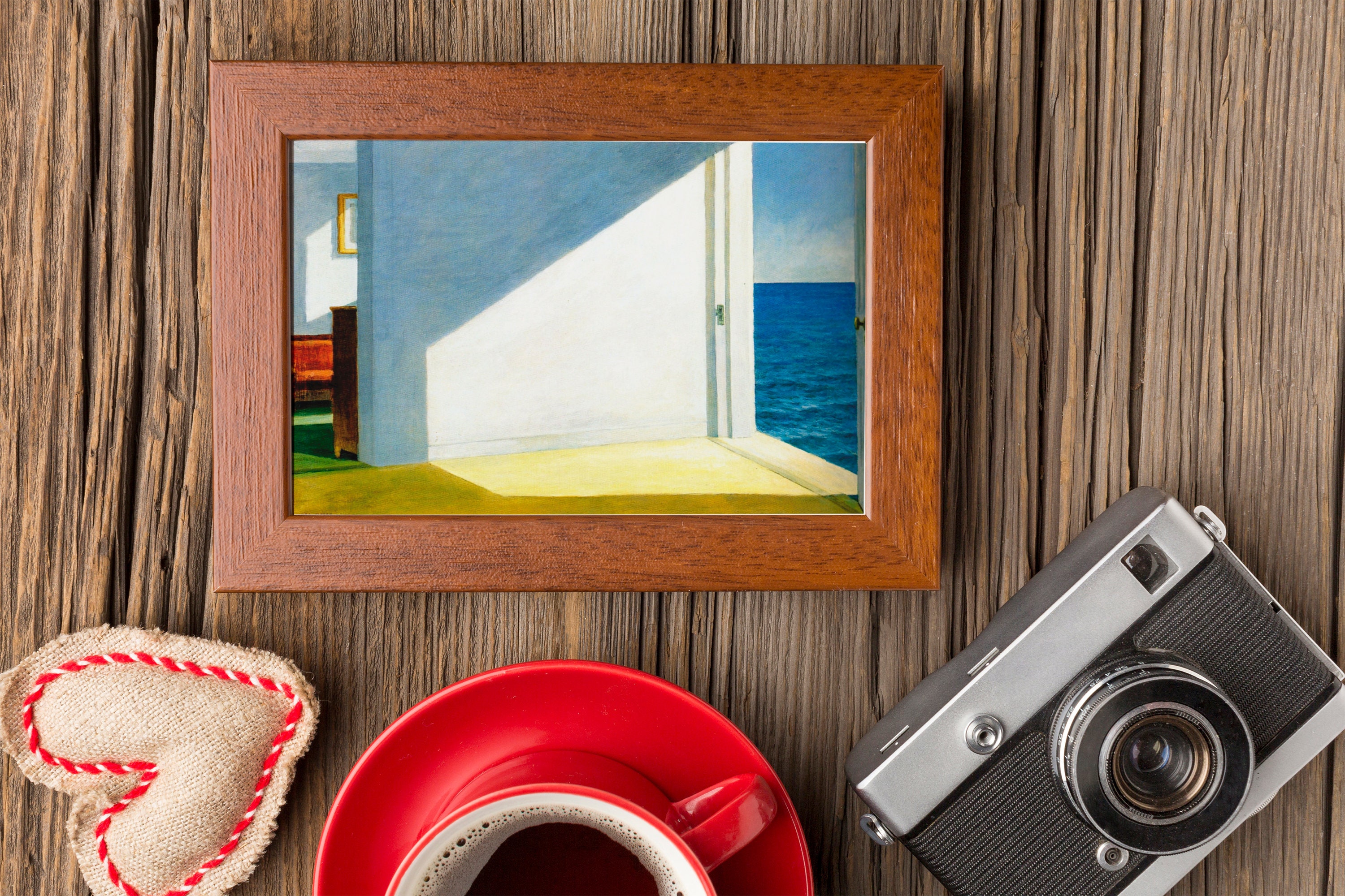 EDWARD HOPPER, MAGNIFIQUE Poster « Room In New-York » EUR 75,00 - FR