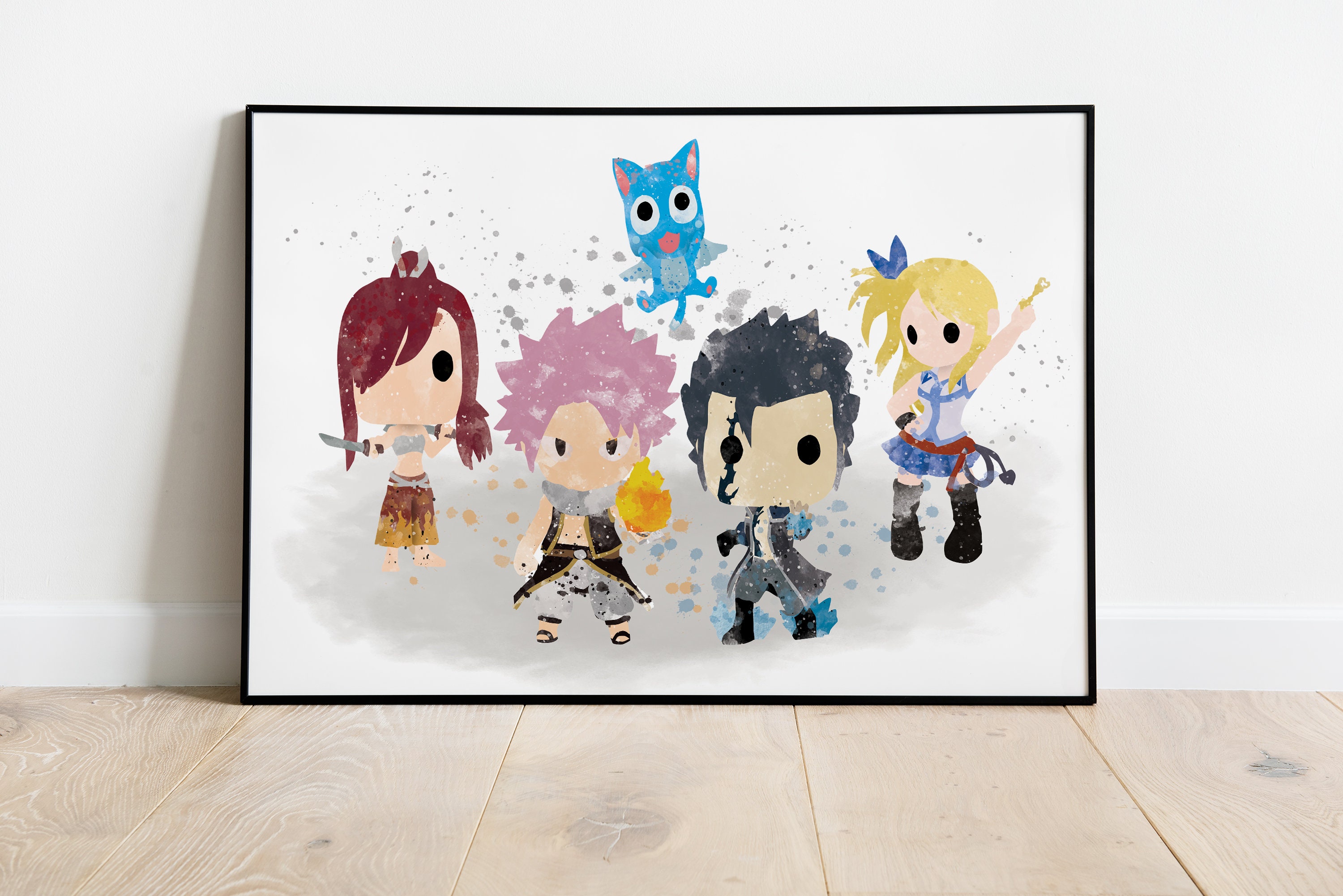 Fairy Tail Art Natsu Dragneel Anime Drawing by Anime Art - Pixels