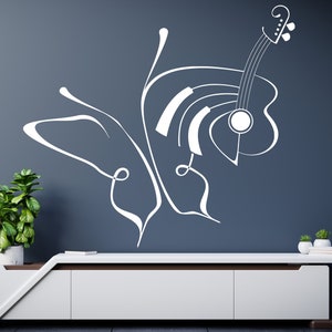 Music Wall Decal Music Notes Wall Sticker Music Wall Decor  (K403)