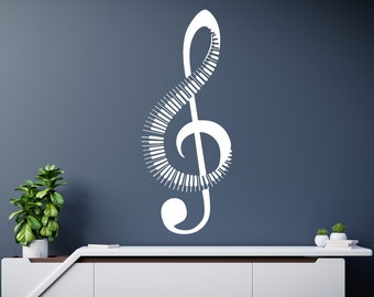 Music Wall Decal Music Notes Wall Sticker Music Wall Decor  (K402)