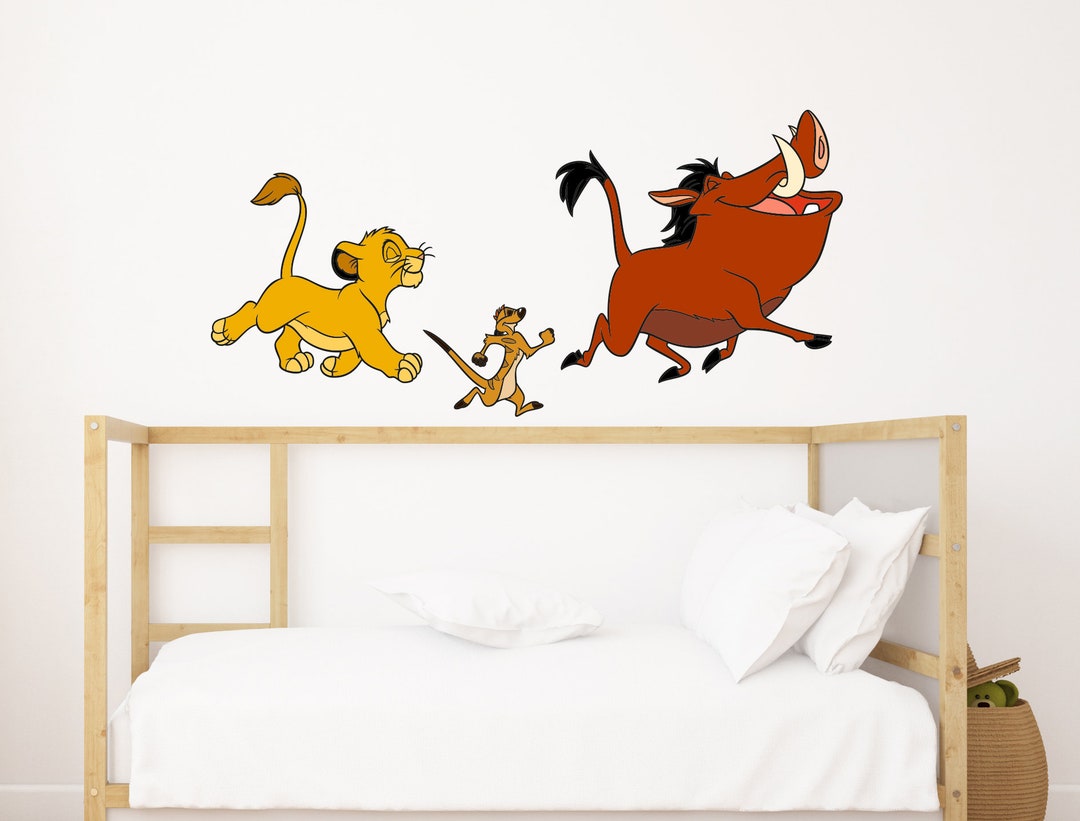 The Lion King Wall Decal Simba Wall Decor for Kids Nursery Wall Decor ...