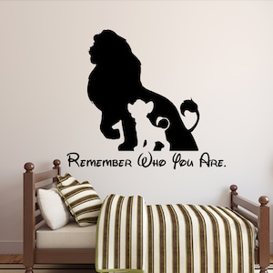 The Lion King Wall Decal Simba Wall Decor for Kids Nursery Wall Decor (K463)