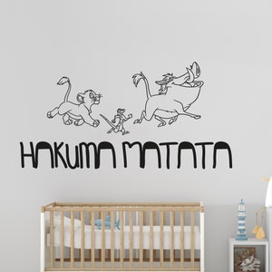 The Lion King Wall Decal Simba Wall Decor for Kids Nursery Wall Decor (K300)