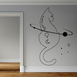 Cat Wall Decal Cat Wall Sticker (K412)