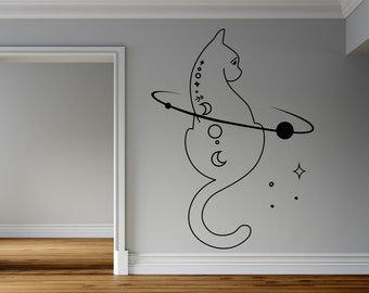 Cat Wall Decal Cat Wall Sticker (K412)