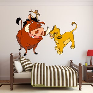 The Lion King Wall Decal/ Simba Wall Decor for Kids/ Nursery Wall Decor ...