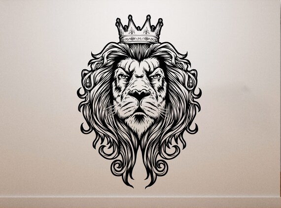 Lion Logo Stickers, Unique Designs