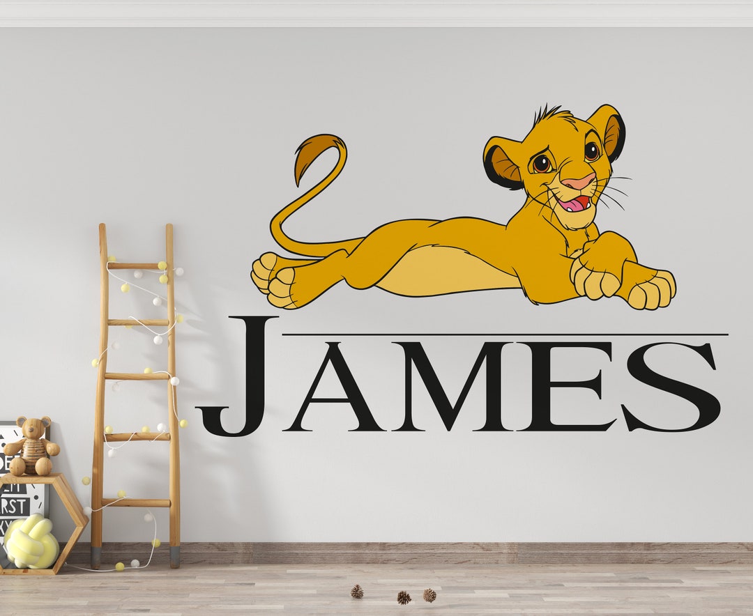 The Lion King Wall Decal/ Simba Wall Decor for Kids/ Nursery Wall Decor