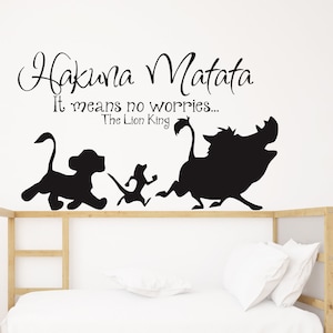 The Lion King Wall Decal Simba Wall Decor for Kids Nursery Wall Decor (K459)