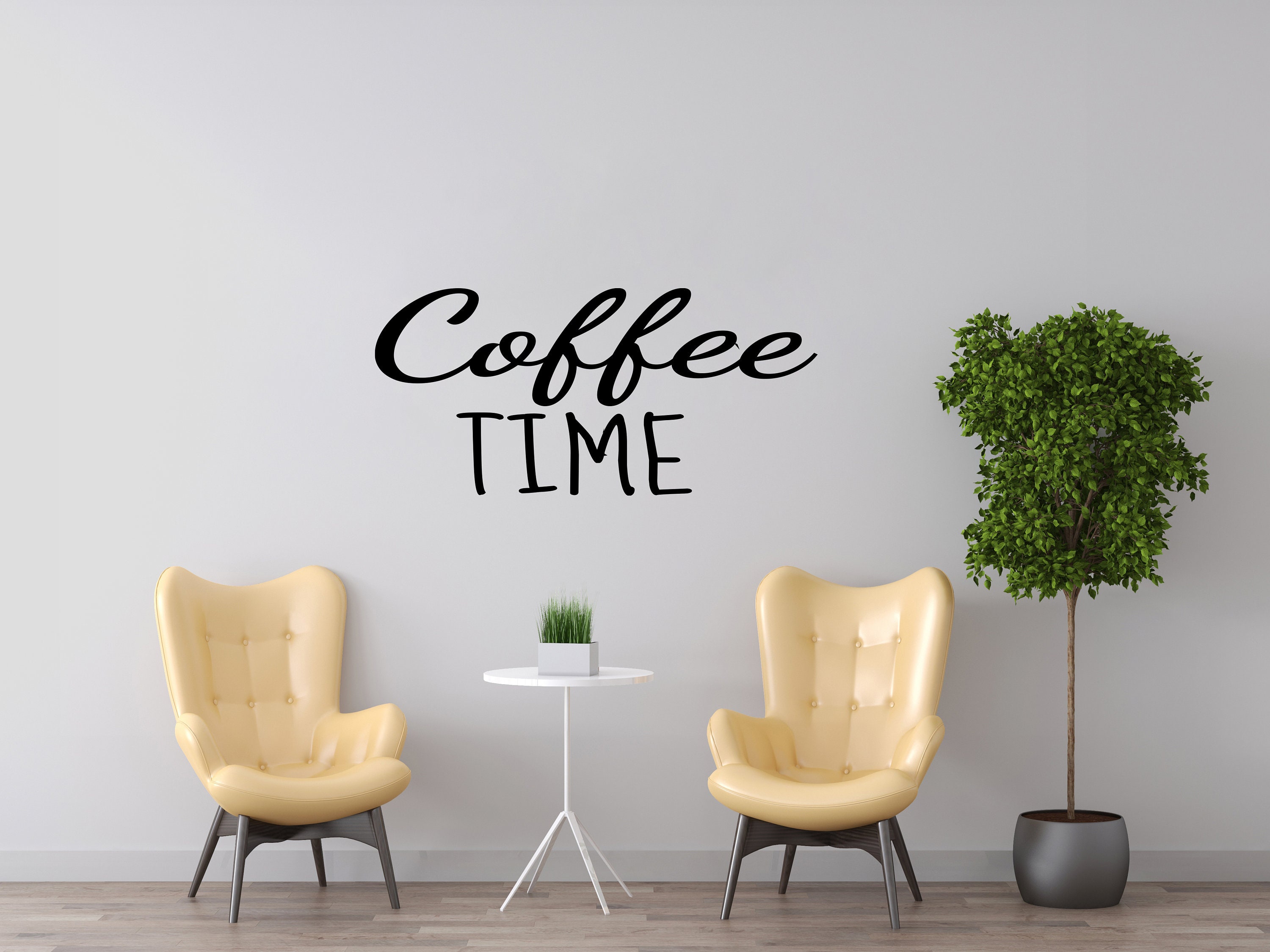 Coffee Wall Decal/ Custom Coffee Wall Decal/ Coffee Wall Art/ Etsy
