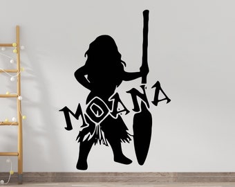 Moana Wandsticker/ Disney Prinzessin Wandsticker/ Moana Sticker(K626)