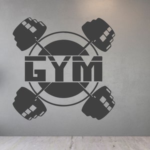 Sport Wall Decal/ Gym Wall Decal/ Fitness Wall Decal/ Workout Decal/ Sports boy wall decal/Sports wall sticker with a wall/ (K1119)