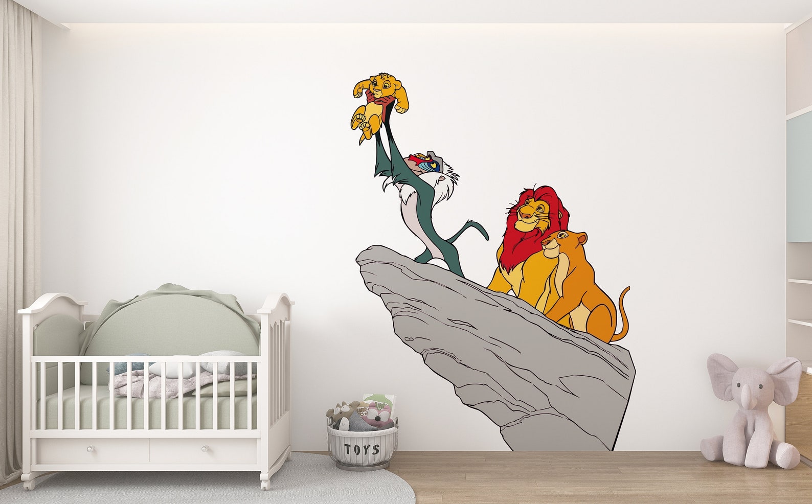 The Lion King Wall Decal/ Simba Wall Decor for Kids/ Nursery Wall Decor ...