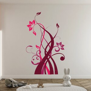 Flower Wall Decal/Flowers Wall Decal/Flower Decals Wall Decor/Peonies Wall Decal/Chamomile Wall Decal/Roses Wall Decal/Kids Wall Decal/K1090