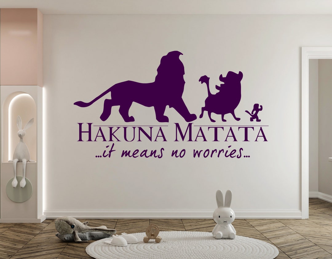 The Lion King Wall Decal Simba Wall Decor for Kids Nursery Wall Decor