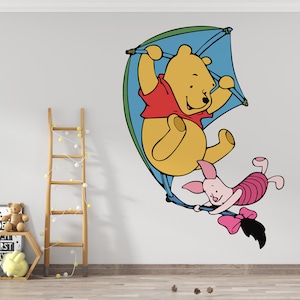 Winnie the Pooh Wall Decal for Kids Bedroom Wall Decor Winnie the Pooh Sticker Nursery  (K1015)