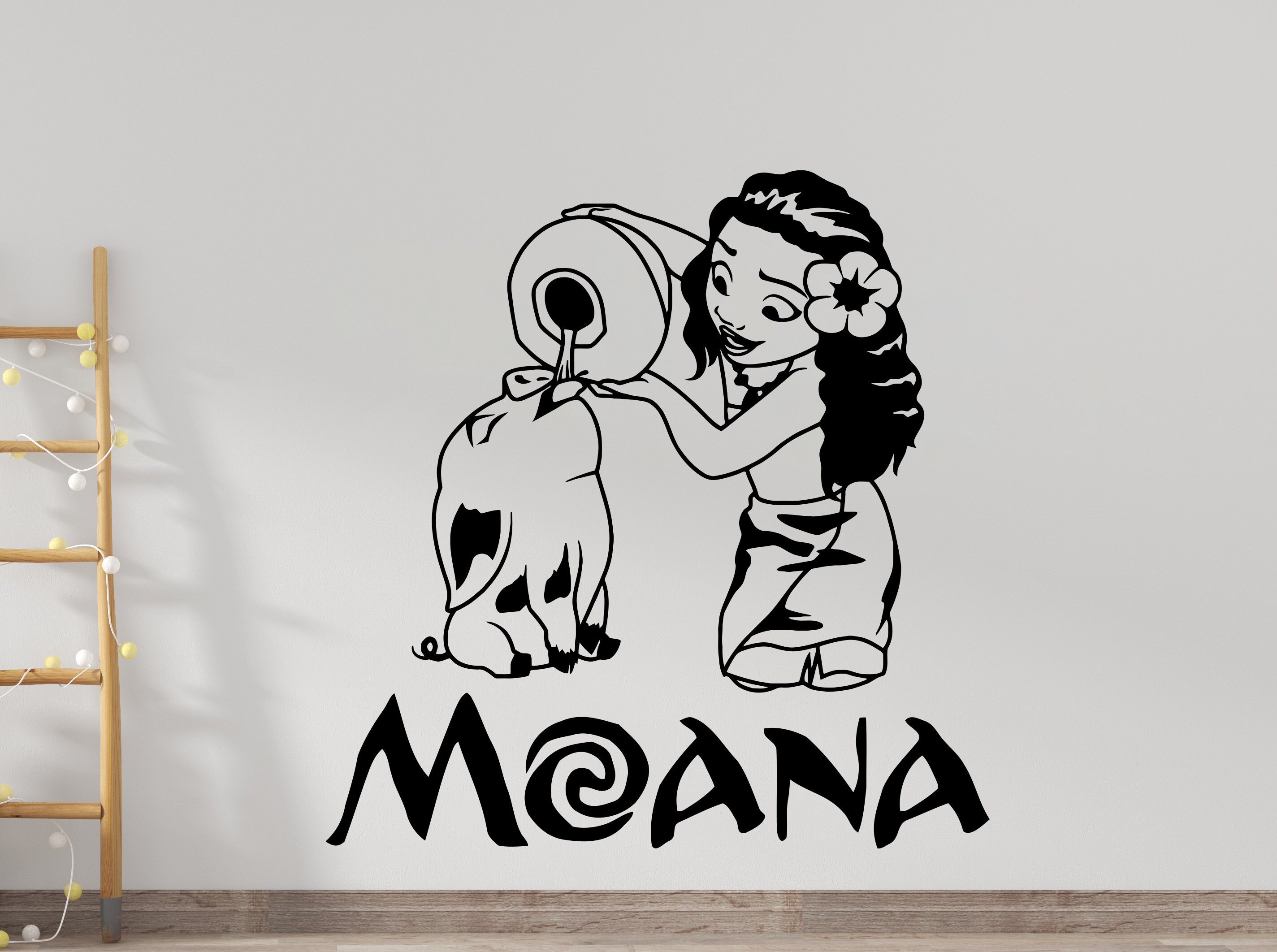 Moana Wall Decal/ Disney Princess Wall Decal/ Moana - Etsy