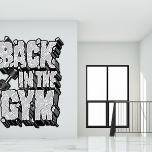 Sport Wall Decal/ Motivational Quote Wall Decal/ Gym Wall Decal/ Fitness Wall Decal/ Workout Decal/ Sports boy wall decal/ K1021