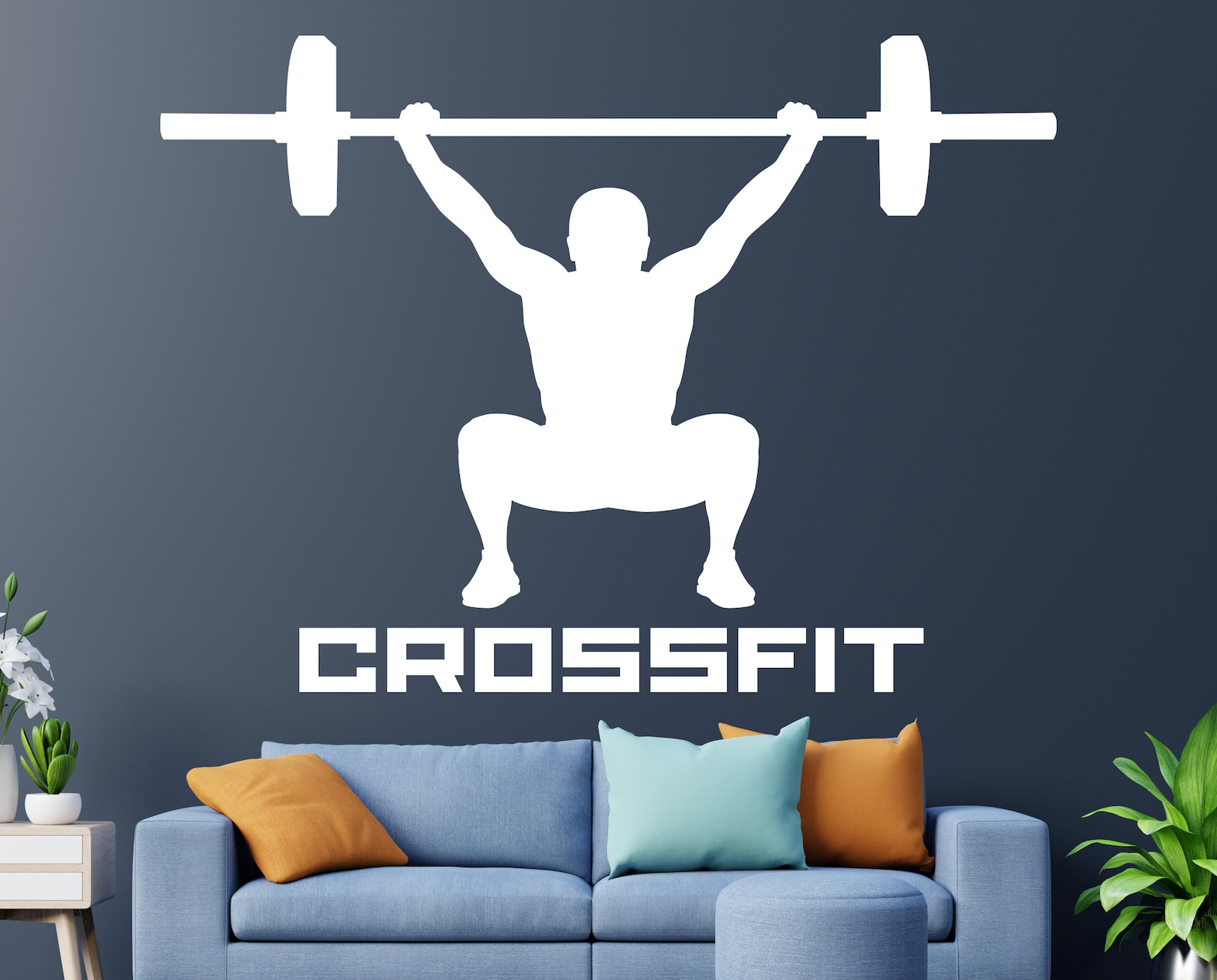 Crossfit Decal/Workout Decal/Crossfit wall decal.Sport wall Etsy