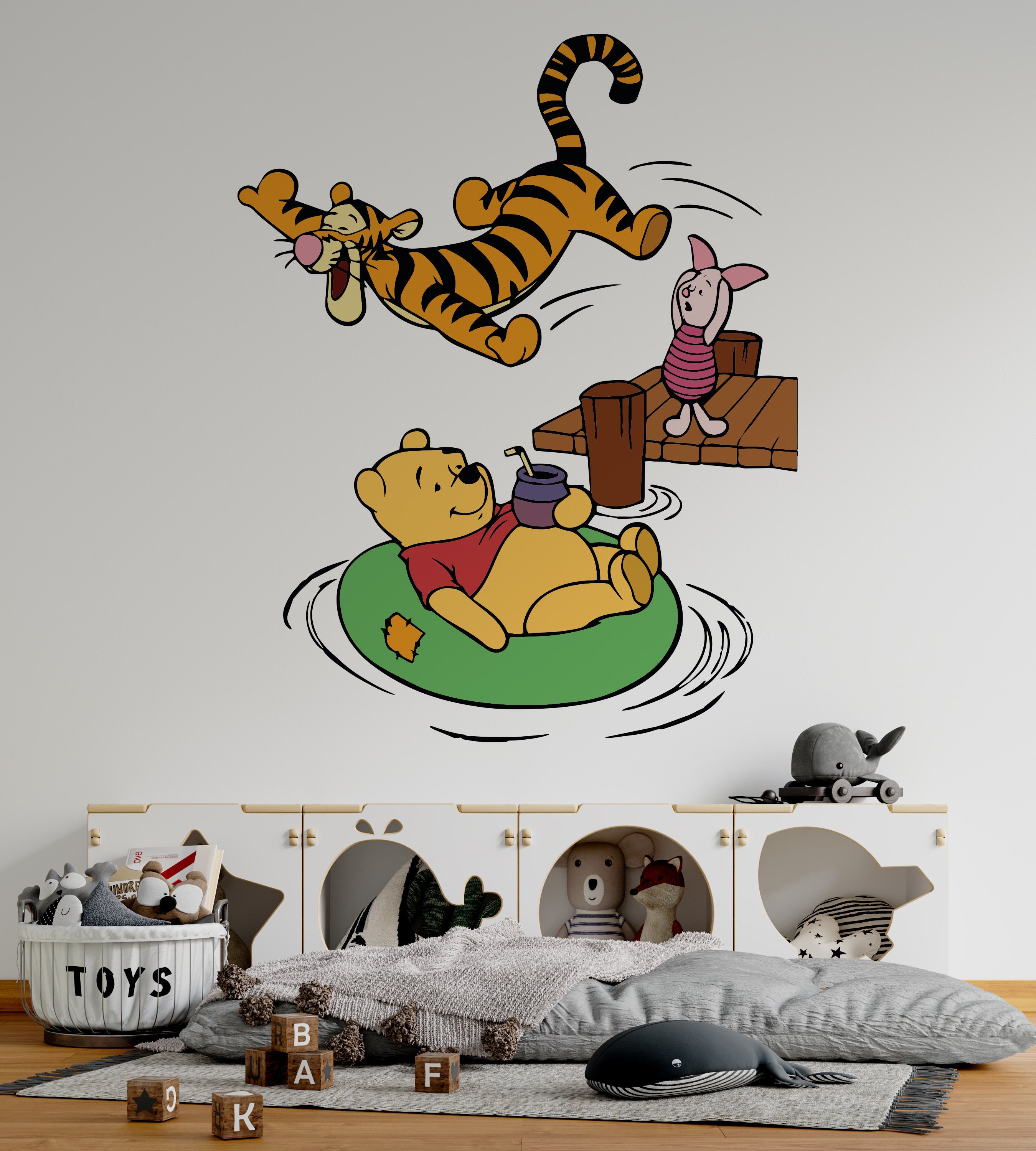 Winnie the Pooh Wall Decal for Kids Bedroom Wall Decor Winnie Etsy — free download