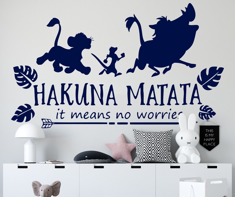 The Lion King Wall Decal/ Simba Wall Decor/ for Kids Nursery Etsy