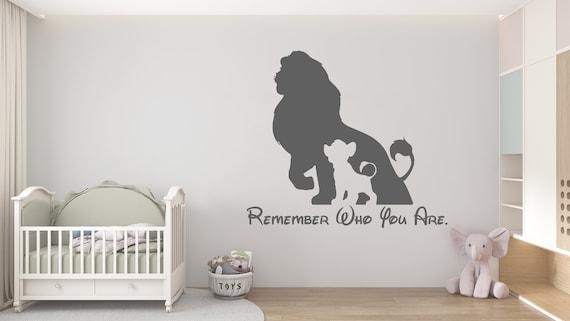 Lion King Nursery Wall Decals The Lion King Disney Cartoon Wall Decal