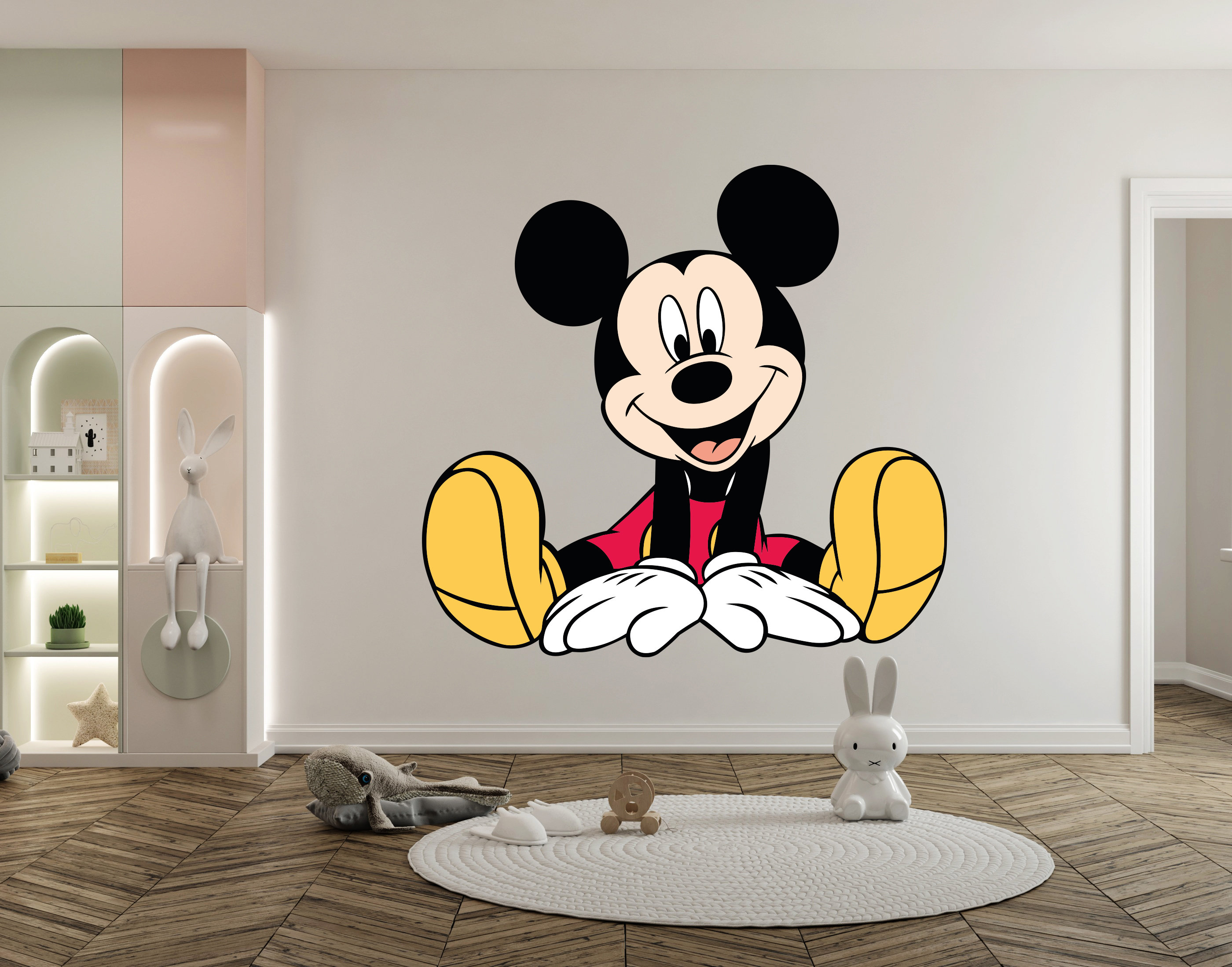 Mickey mouse stickers for walls discount