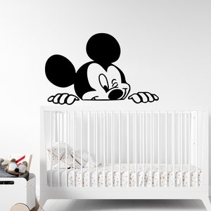 Micky Maus Wandtattoo Cartoon Wanddeko für Kinderzimmer (K209)