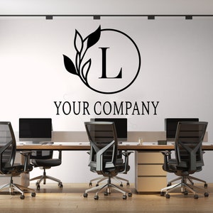 Company Name/ Logo Wall Decal /Custom Text/Business Printing Product/ Custom Vinyl Stickers/Business Door Decal  (K430)
