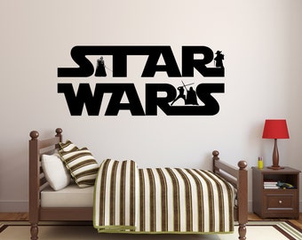 Star Wars Wall Decal Death Star Wall Sticker Star Wars Quote Wall Decor (K352)