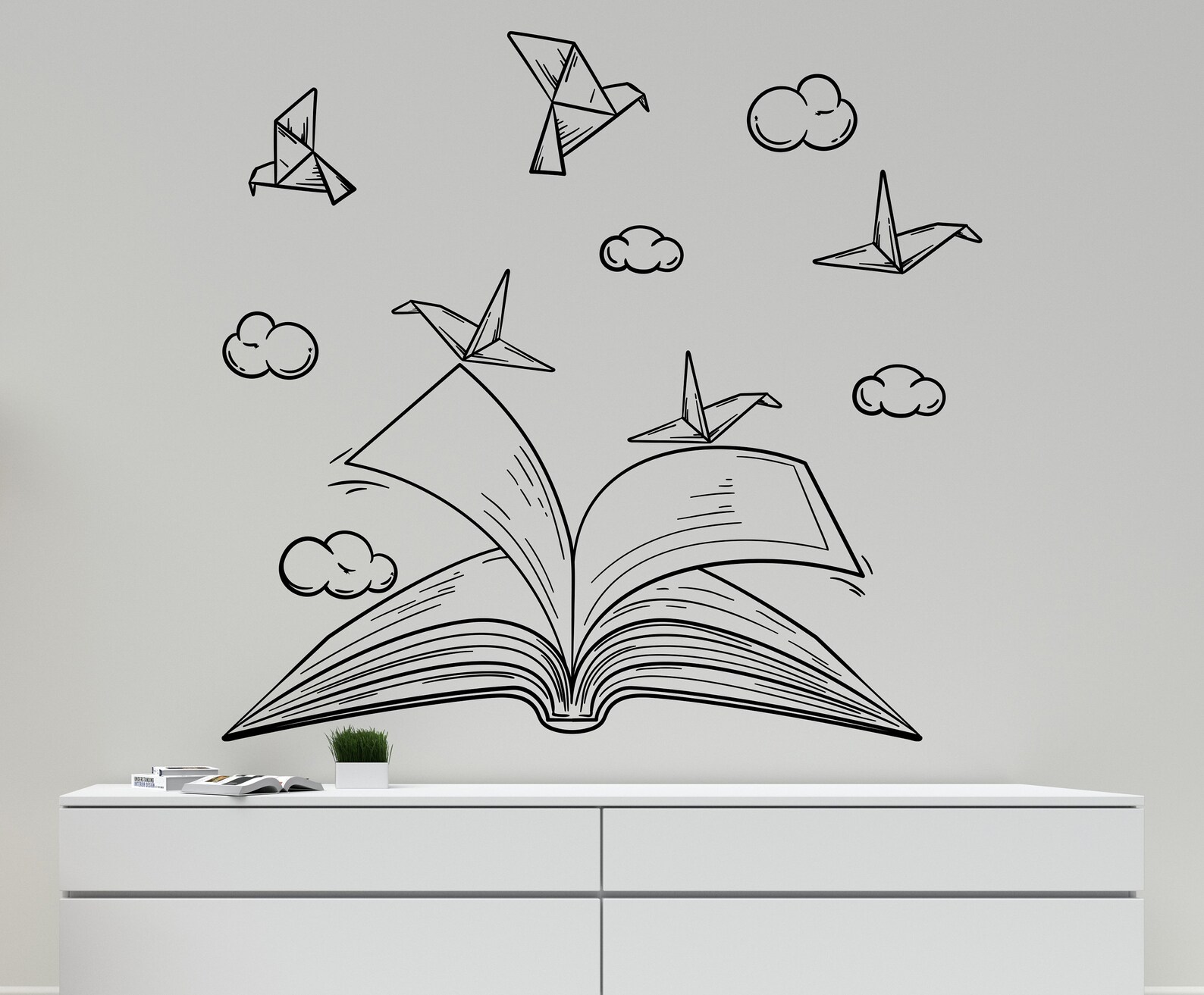 Library Wall Decal/ Classroom Wall Decal/ Reading Wall Decal/ Etsy