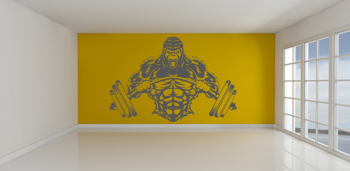 Sport Wall Decal/ Gym Wall Decal/ Fitness Wall Decal/ Workout Etsy