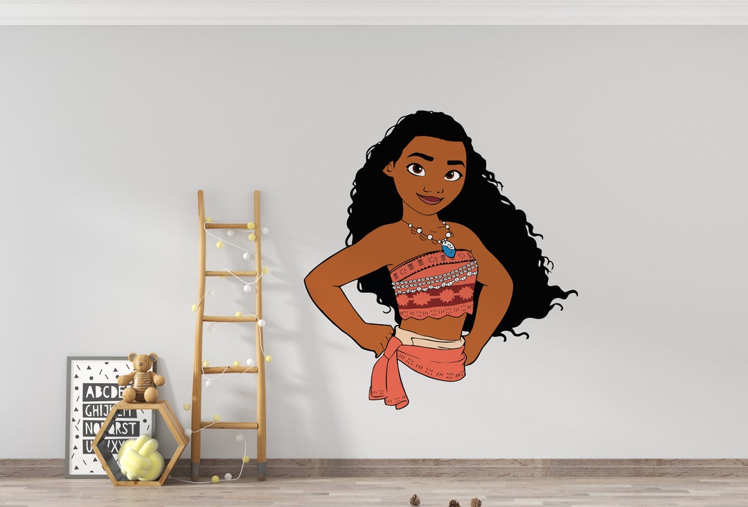 Moana Wall Decal/ Disney Princess Wall Decal/ Moana Stickers/ Nursery ...