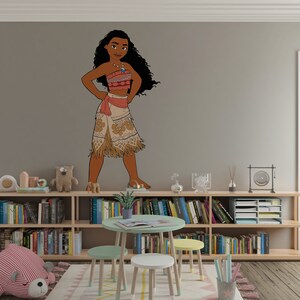 Moana 3D Wall Decal Stickers Vinyl Art For Kids Bedroom Nursery Room Mural 11